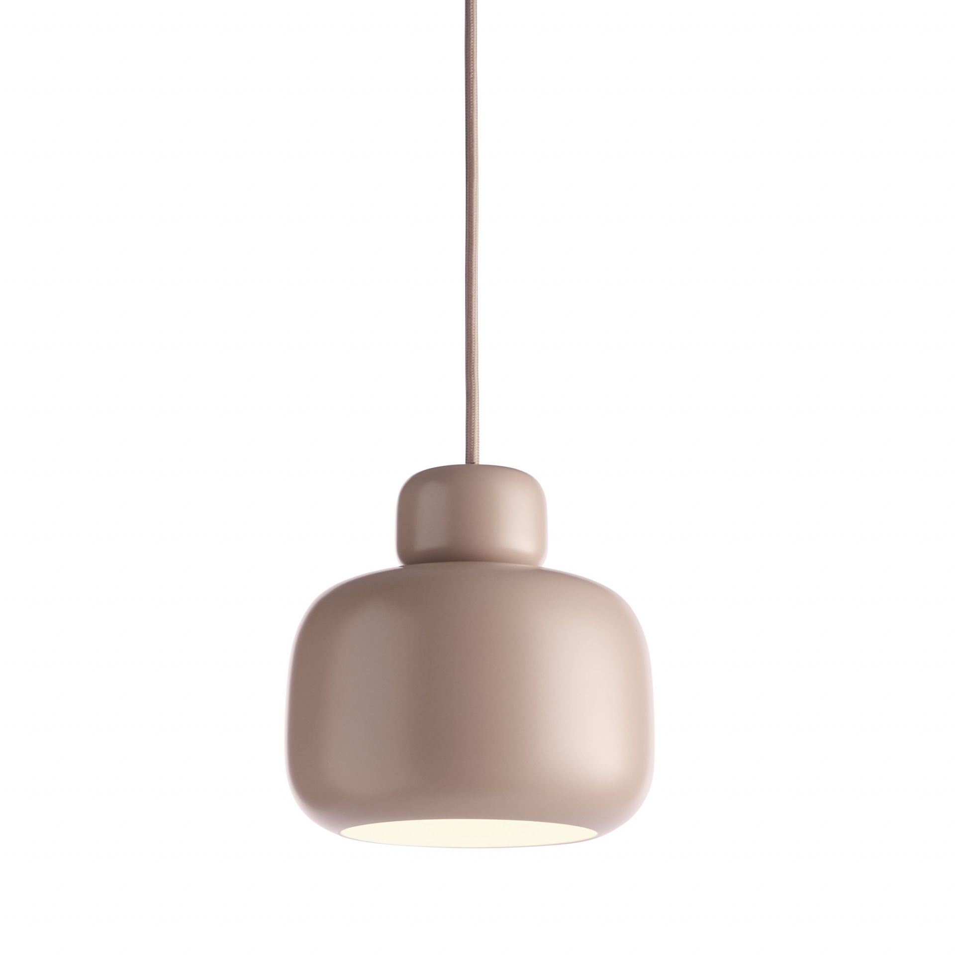 Stone Pendant light small Woud